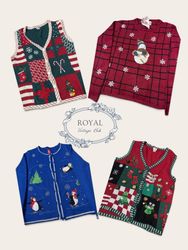 ✨ Y2K Festive Vintage Sweaters
