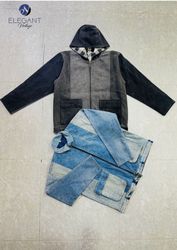 UPCYCLED Patchwork Denim Jackets - EVR0600