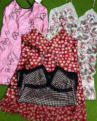 Printed Silk Cami Top id 163