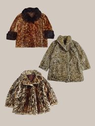 Fur Coats with Animal Print Designs (TM100)