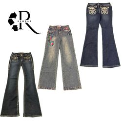 Y2K NYC IT Girl Denim Jeans RW-2352