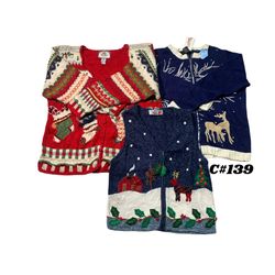 Pacote de Sweaters de Natal Vintage por Atacado | ..