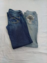 CR12511 Y2K Flare Jeans