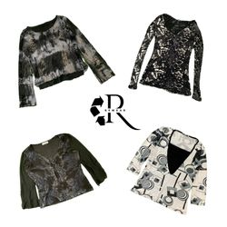 Y2K Unique Girl Printed Full Sleeve Tops RE-2551