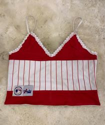 Upcycled Y2K Jersey Cami Tops