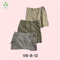 Y2K Vintage Cotton Skirt Wholesale Bundle – 10 Pie..