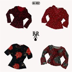 Y2k Romantic Current Mix Tops (AA-1452)