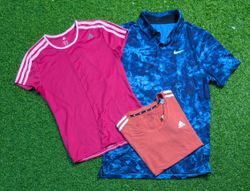 6802 - Under Armour, Nike, Adidas Half Sleeves T-S..