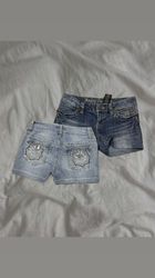 Upcycled Y2K Inspired Denim Shorts