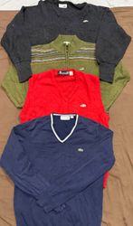 Lacoste / crocodile sweaters