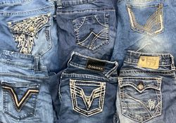 Y2K Embellished Jeans VA-002