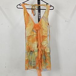 Y2K BLOUSES (ORANGE) - BUNDLE 14