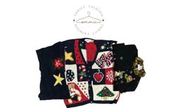 Holiday Christmas vintage knitwear