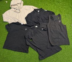 8296 - Gymshark Muscle tank,Long and Short Sleeves..