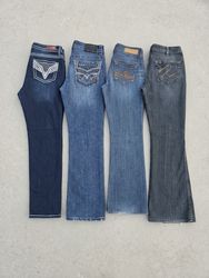 Y2K Flare Bootcut Embellished Embroidered Jean