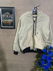 Upcycled Carhartt hooded jacket 🐒