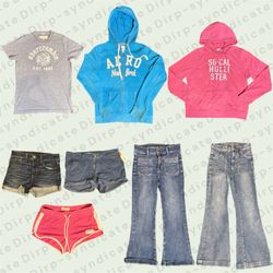 Mixed Abercrombie, Hollister, Aeropostale And Amer..