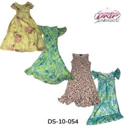Cute Y2K Inspired Poly Maxi Dress Style (DS-10-054..