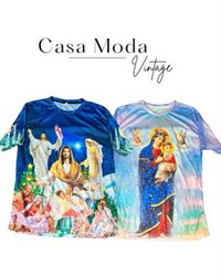 240726-4 vintage printed T-shirts 10 pcs