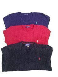 Pulls en tricot torsadé Ralph Lauren (I6-001)