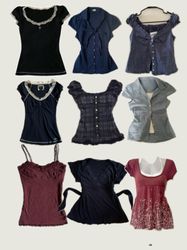 Y2K H/S Blouse #030826 #009