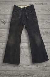 Vintage German Corduroy Guild Work Trousers - Doub..
