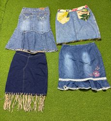 Yv80 Mix Denim Skirts 10pcs