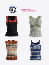 Y2K Blouse