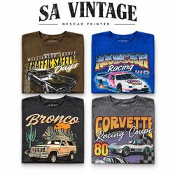 Vintage NASCAR Printed Racing T-Shirts