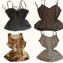 Y2K Wild Instinct Cami Tops - ST-072