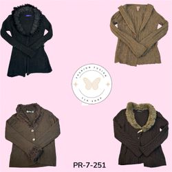 Y2k Open Front Knit Sweater – Cozy Layering Cardig..