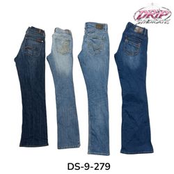 Y2K Trendy Flared Denim With Chic Embroidered Deta..