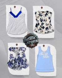 Y2K Fairy Core Poly Blouse