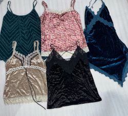 Velvet camisole top