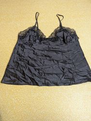 TH451 Y2K Vintage Printed Silk Cami | 2000s Slip T..
