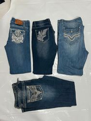 Jeans Embroidered y2k 10