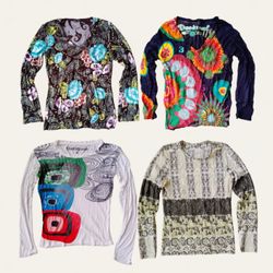 Y2K women's Printed tops
