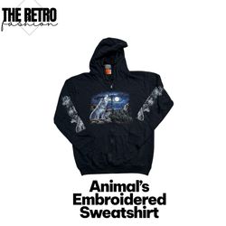 Animal Embroidery Sweatshirts.      #326