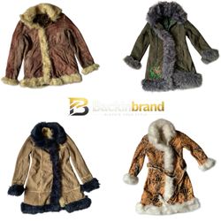 Faux Fur Trim Afghan Coats