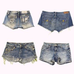 Y2K Miss Me Rue21 Denim Shorts B2F-310