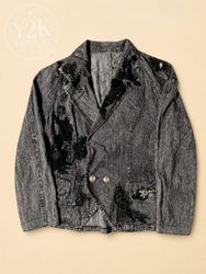 Y2K Vintage Embellished Denim Jackets