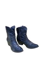 WOMEN’S EMBROIDERY SNIP TOE ANKLE COWBOY BOOT