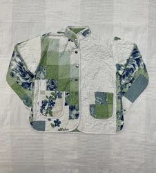 Upcycled Quilted Hooded Jacket (Dc-09-80)