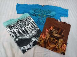 CR12271 Vintage Skull T-Shirts