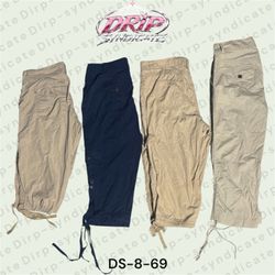 Y2K Low Rise Cargo Capri Pants (DS-8-69)
