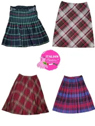 Y2K checkred skirt pack