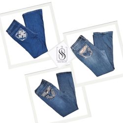 Y2K IT Girl Flared Denim Jeans