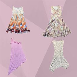y2K Women's Printed and Solid Dresses Selection