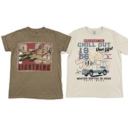 (FV-2898) NASA & Mix printed  Printed T-Shirts