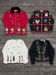 Branded Christmas Cardigans Tiara Heirloom & Victo..